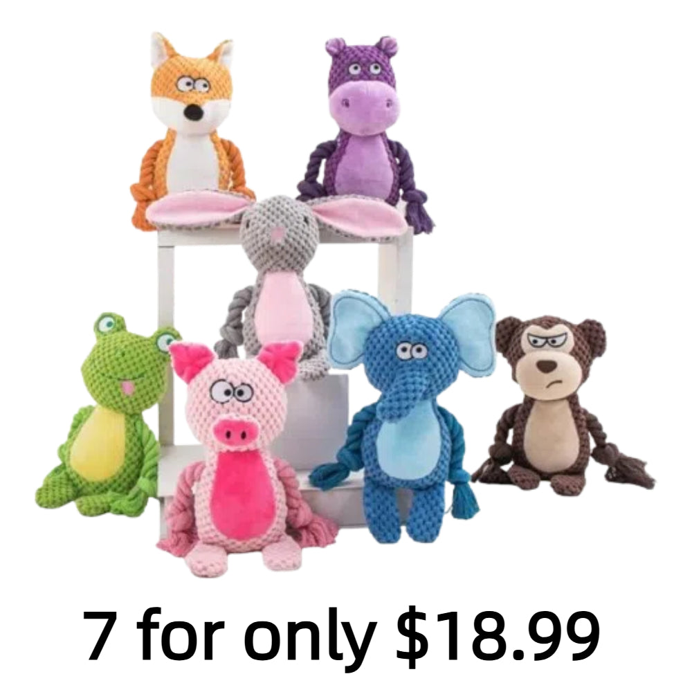 ChewAnimalTug™ Dog Toy - Designed for Strong Chewers