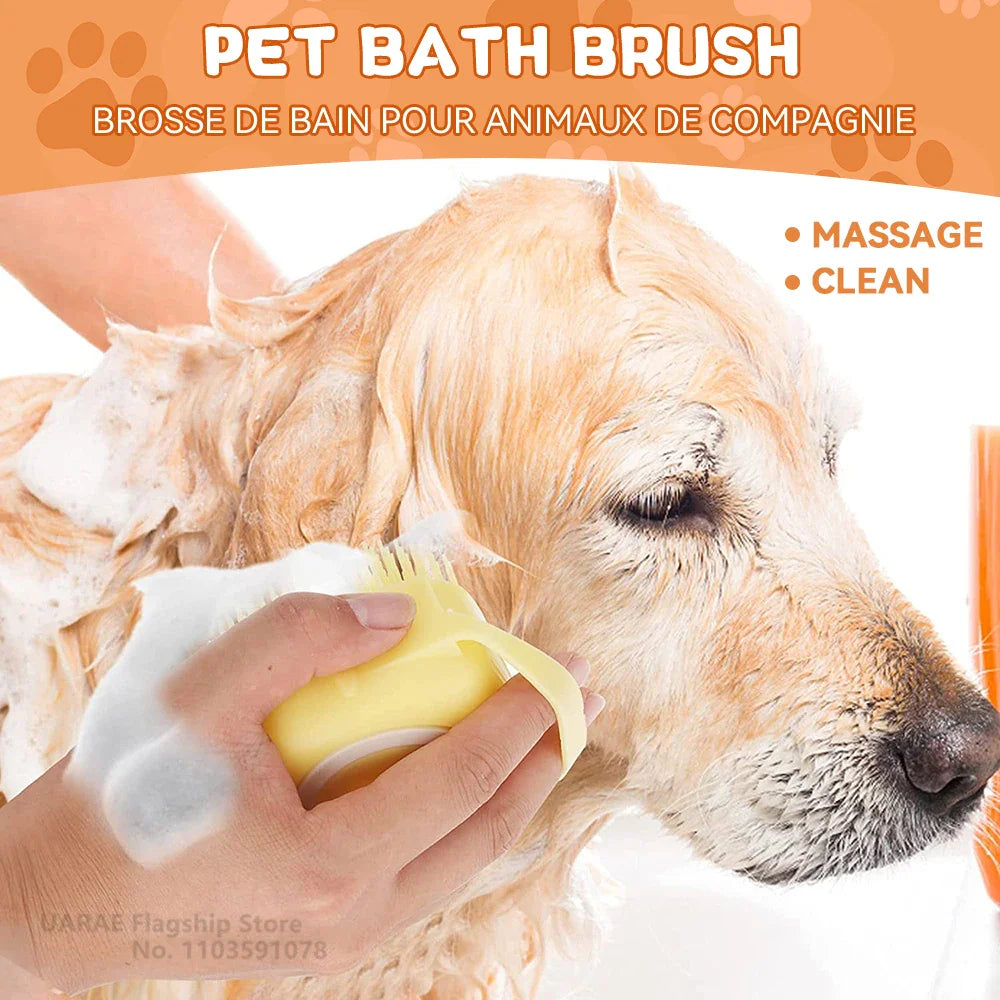 Gentle Pet Bath Brush