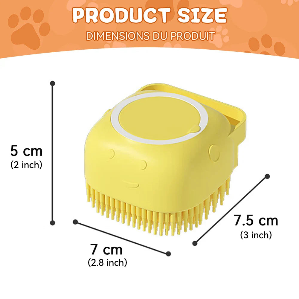 Gentle Pet Bath Brush