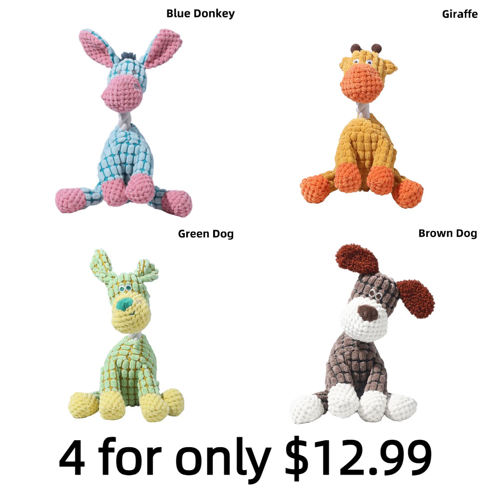 ChewAnimalTug™ Dog Toy - Designed for Strong Chewers