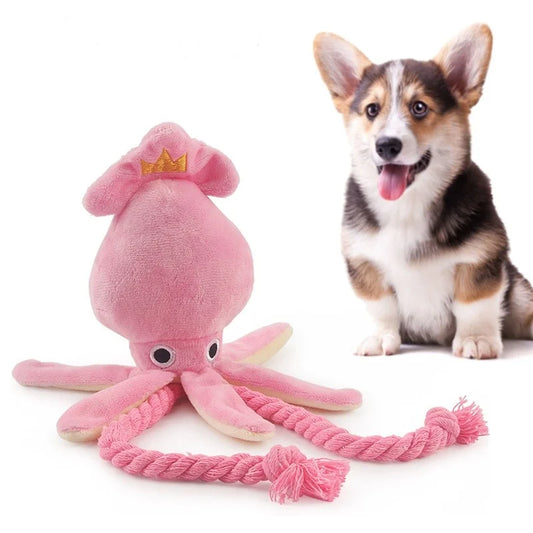 OctoBuddy Squeaky Dog Toy